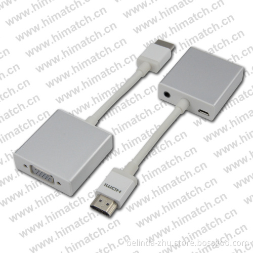 Active HDMI to VGA Adapter with Micro USB Port